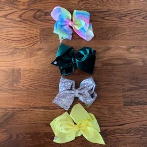 JoJo Siwa Bow 4 count Bundle